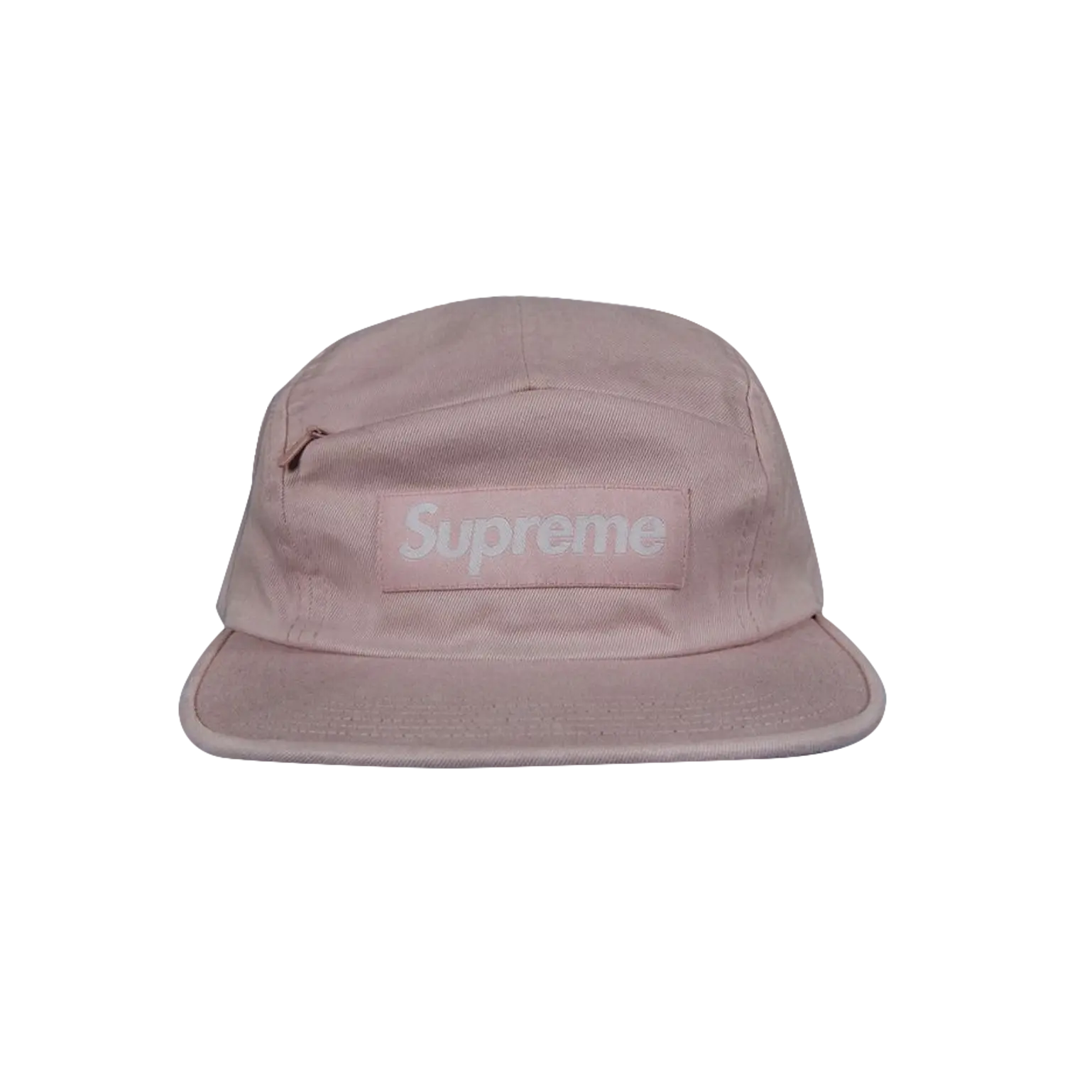 

Кепка Supreme на молнии с передней панелью, розовая