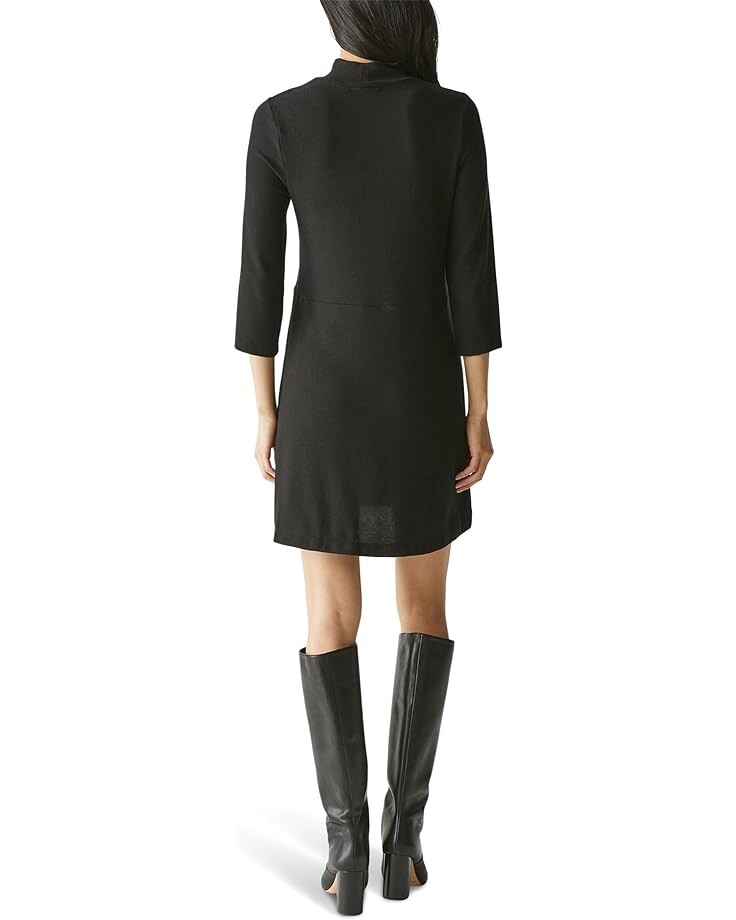 Платье Michael Stars Maureen Mock Neck Dress, черный платье sanctuary mock neck mini dress черный