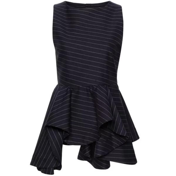 

Футболка navy striped top J.W. Anderson, синий
