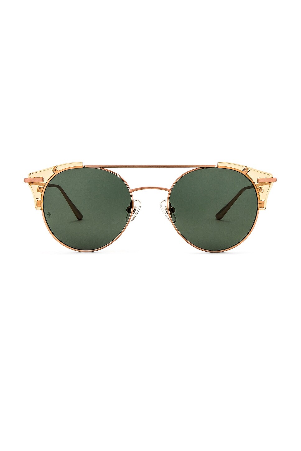 

Солнцезащитные очки Wonderland Rialto, цвет Clear Beach Glass & Antique Rose Gold Metal