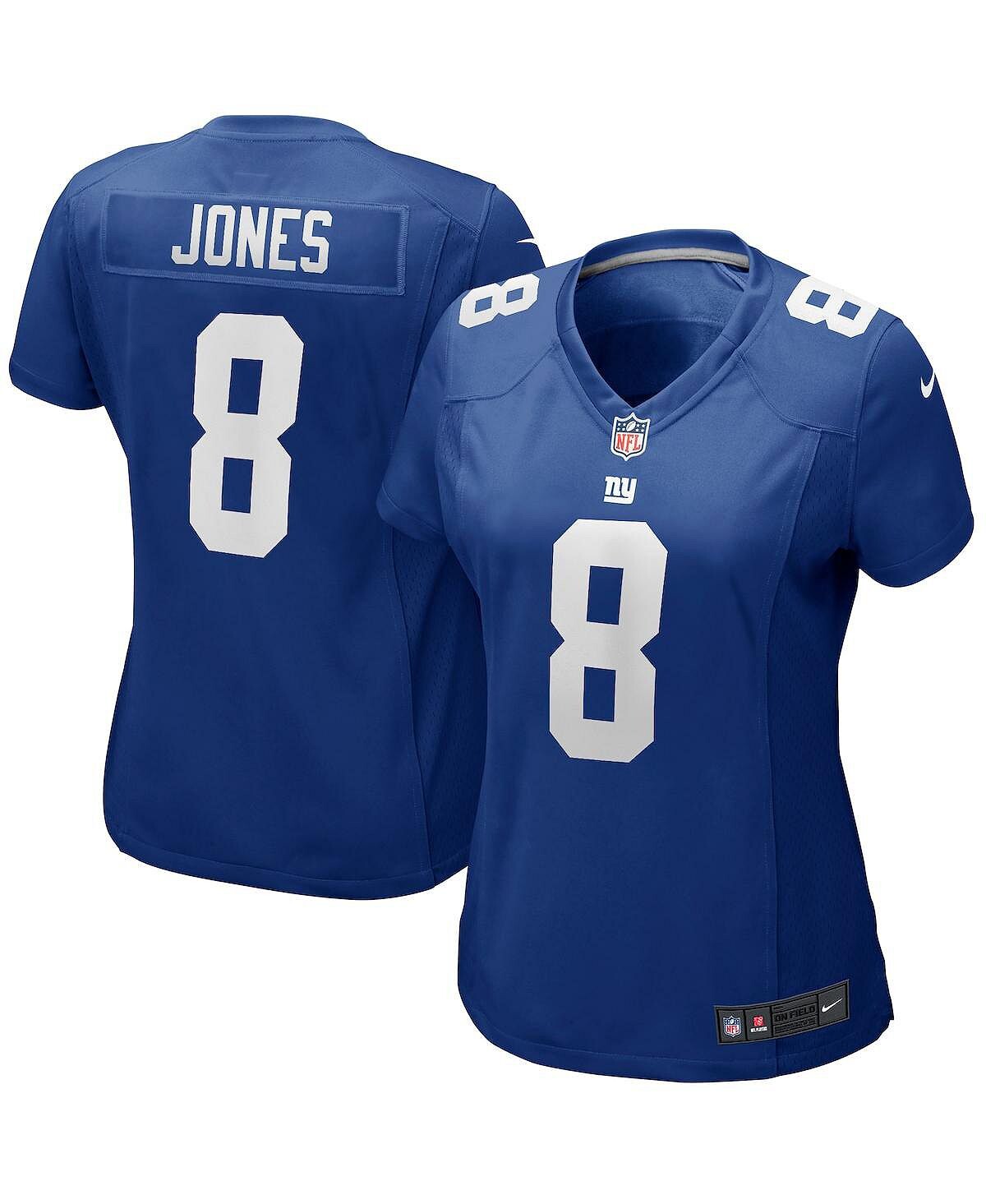 

Женская майка игрока Daniel Jones Royal New York Giants Nike