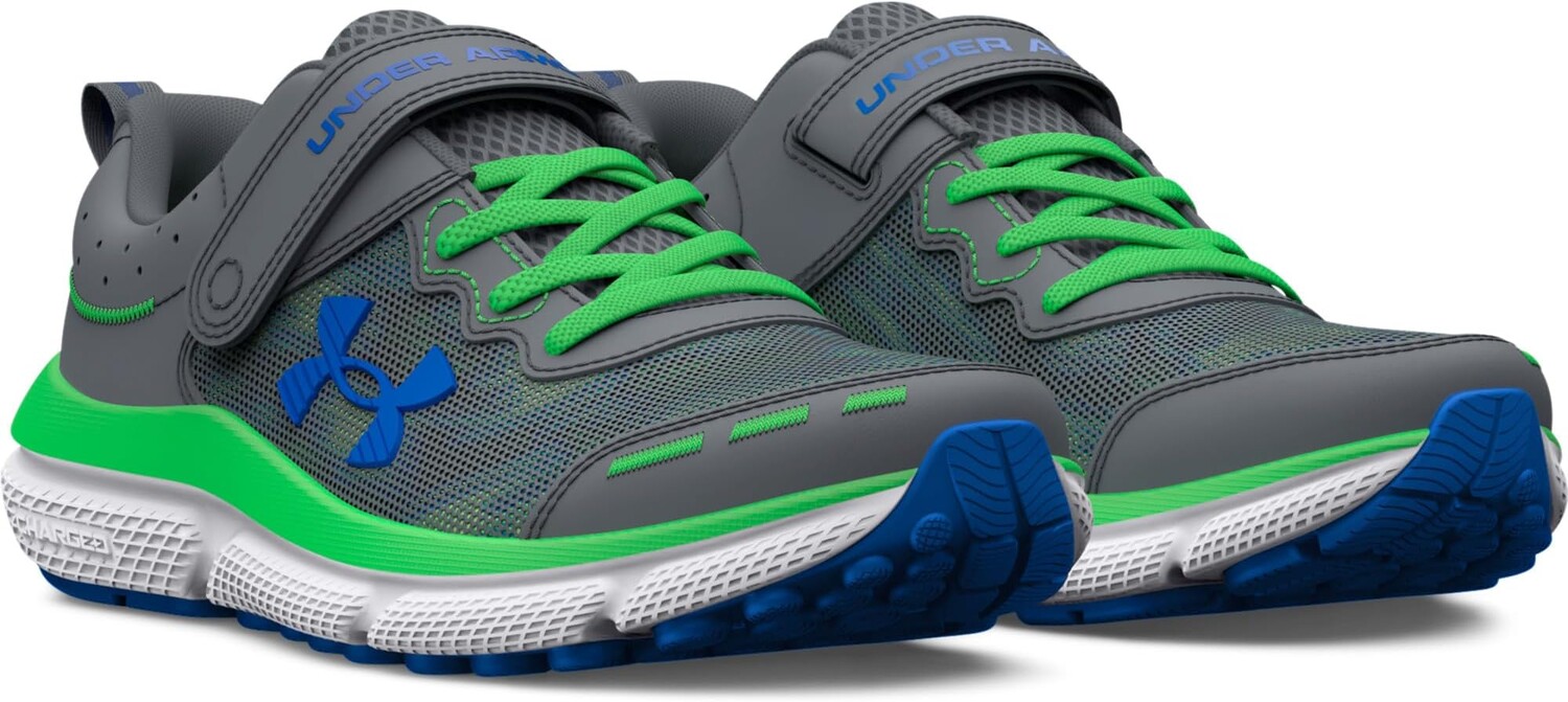 

Кроссовки Assert 10 Alternate Closure Under Armour, цвет Pitch Gray/Green Screen/Team Royal