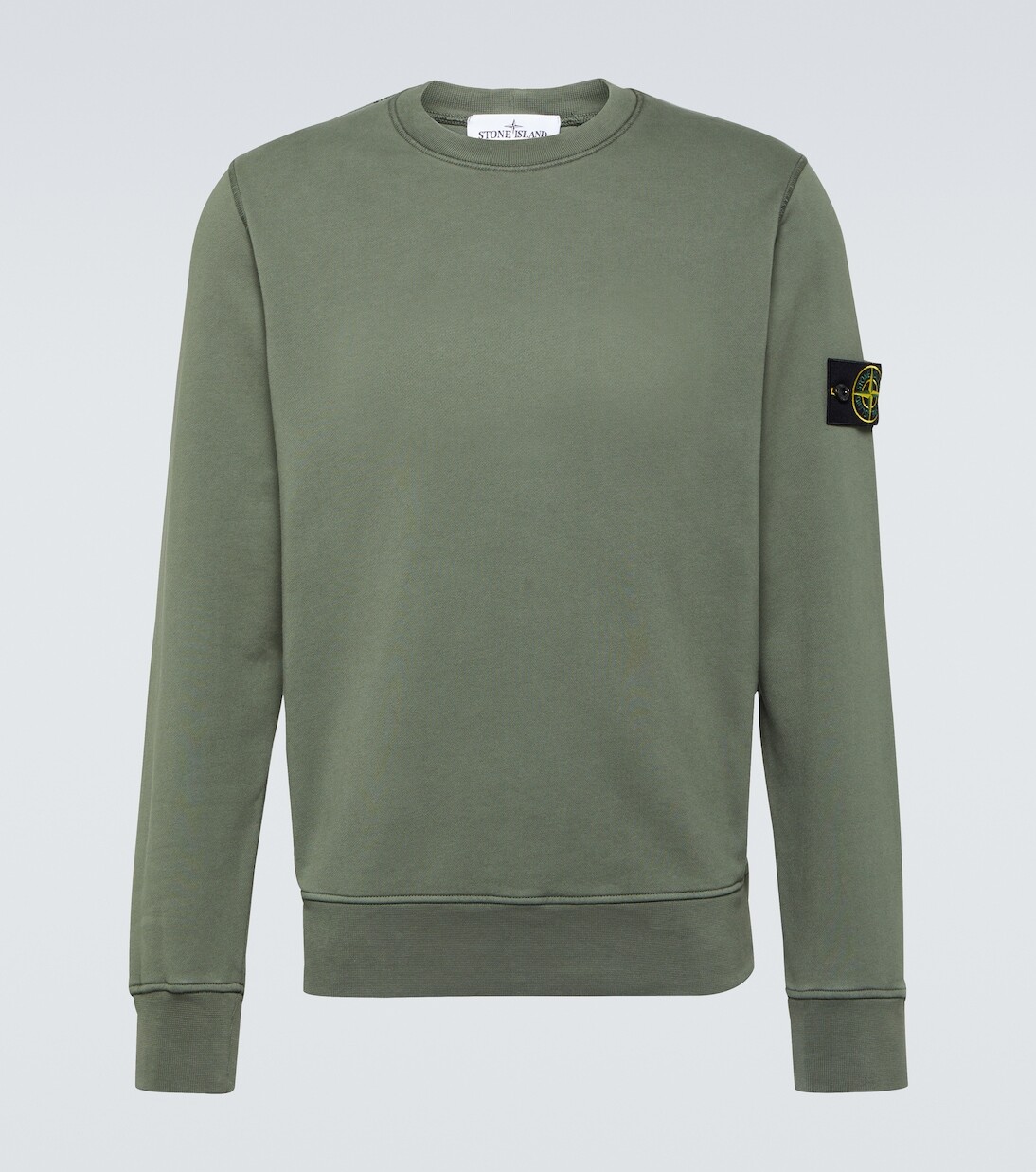 

Толстовка из хлопкового джерси Stone Island, зеленый