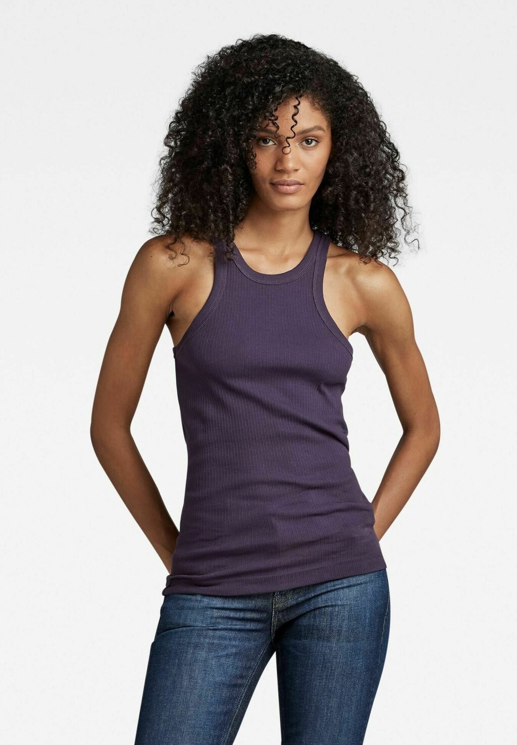 

Топ ITALIAN UTILITY ULTRA SLIM G-Star, цвет carbonne purple