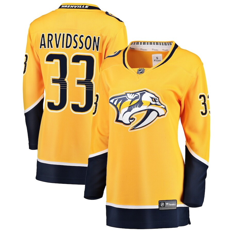 

Джерси Fanatics Branded Nashville Predators, золотой