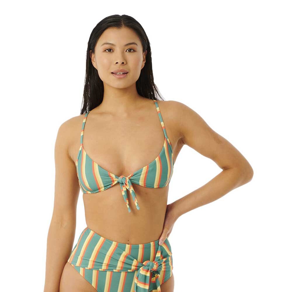 

Топ бикини Rip Curl Brazilian Soul Bralette, зеленый