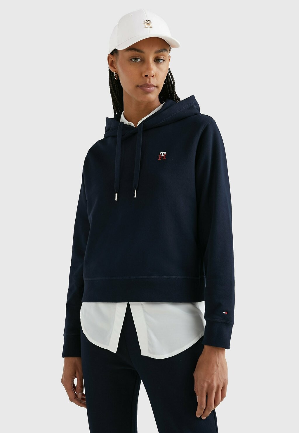 

Толстовка с капюшоном Tommy Hilfiger, мультиколор