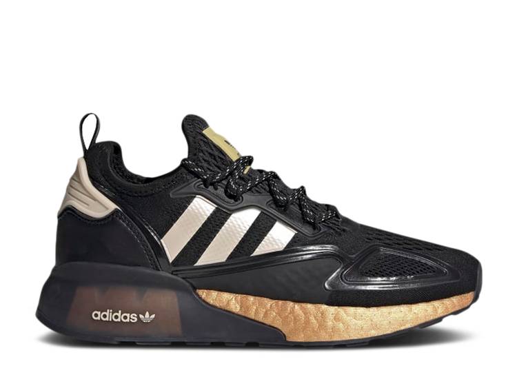 

Кроссовки Adidas WMNS ZX 2K BOOST 'BLACK GOLD METALLIC', черный