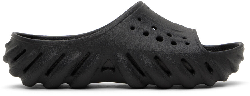 

Черные шлепанцы Echo Crocs