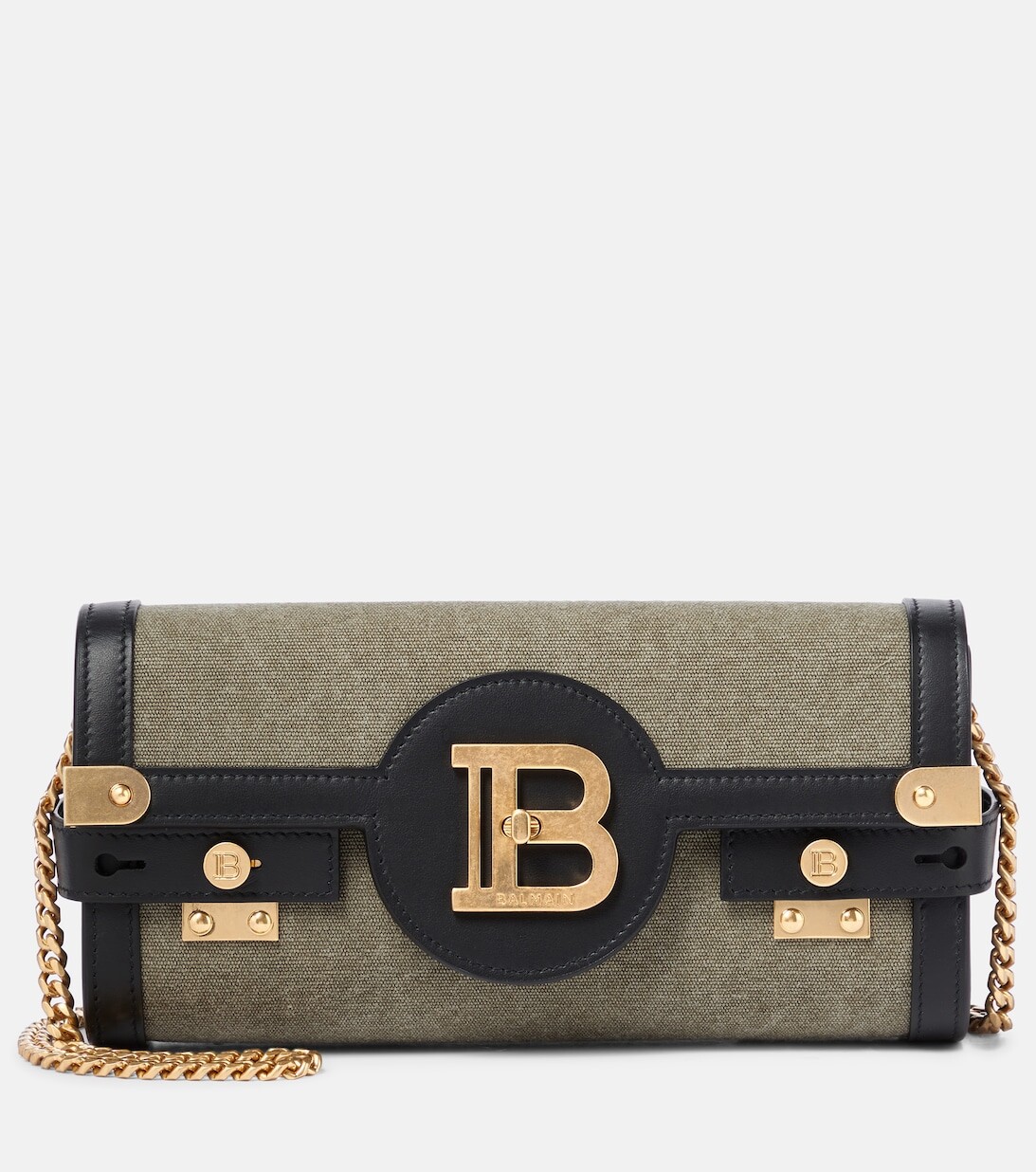 

Холщовая сумка через плечо B-Buzz 23 Balmain, зеленый