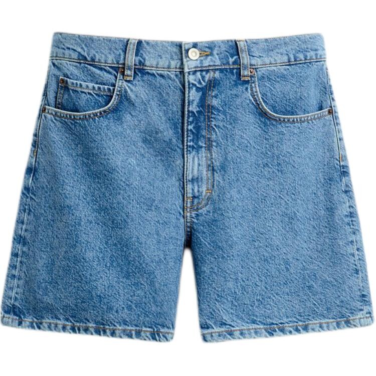 

Джинсовые шорты мужские синие Zara, синий