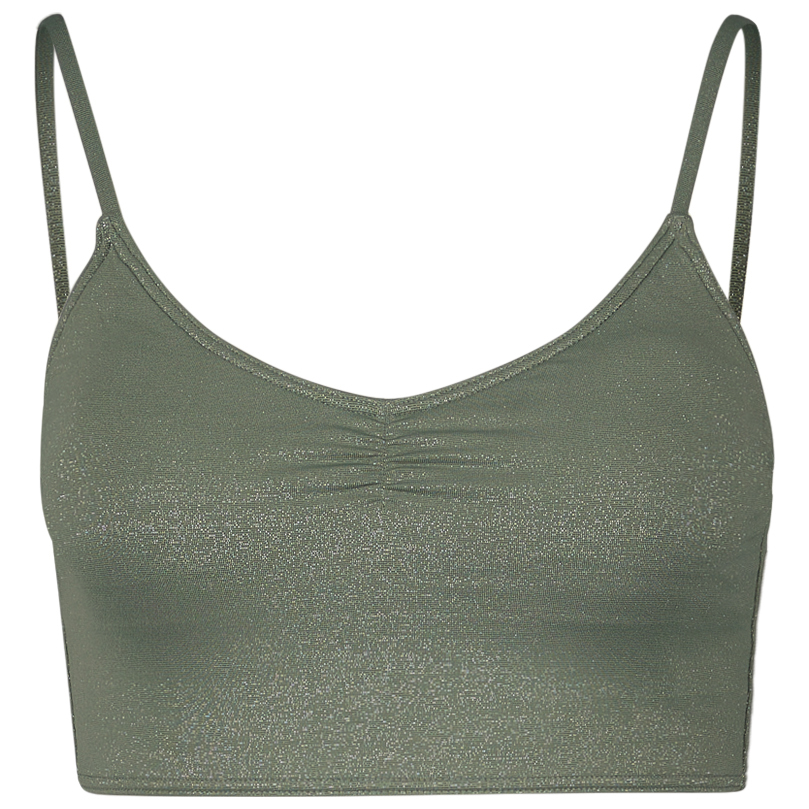 Верх бикини Roxy Women's Shiny Wave Tank Top, цвет Agave Green