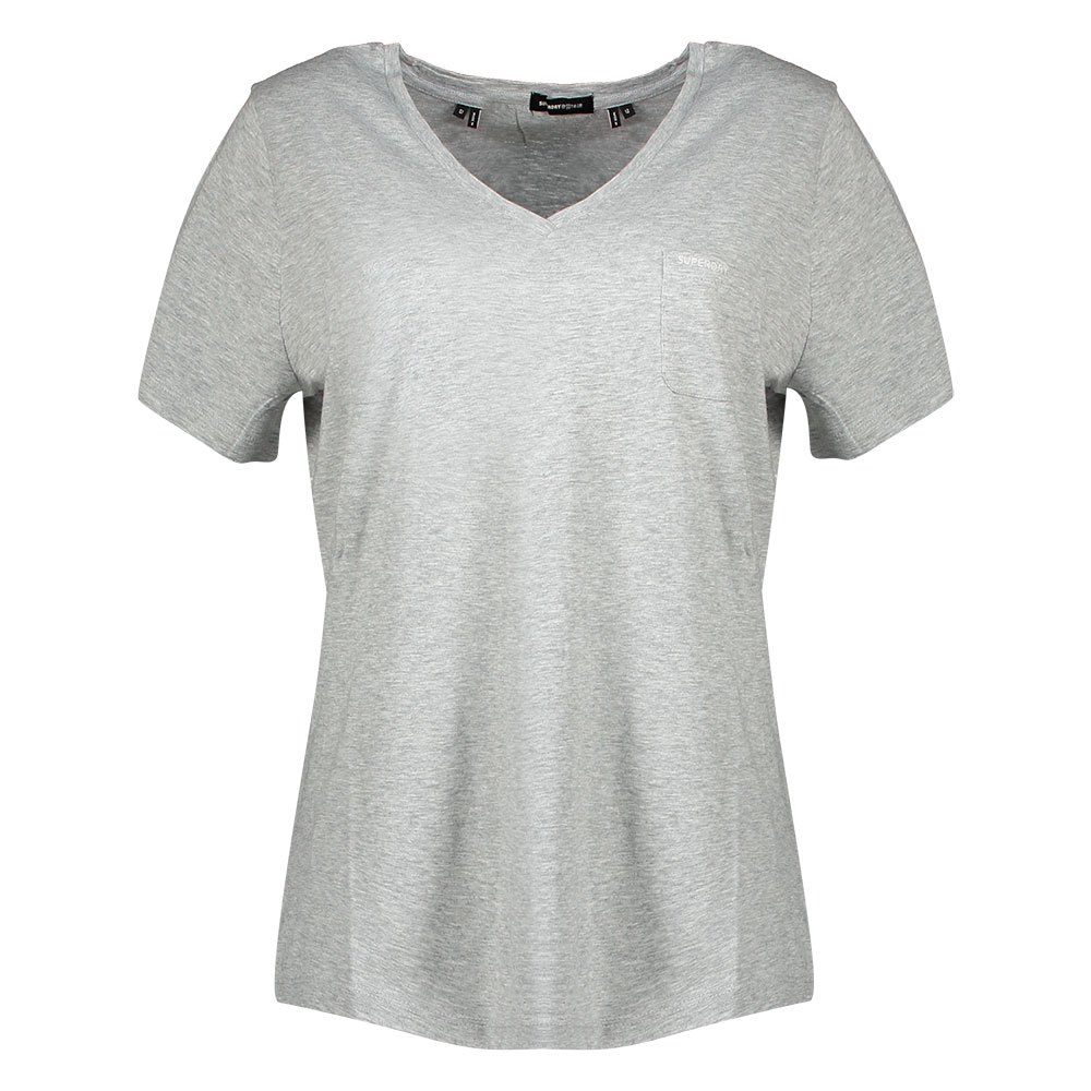 

Футболка Superdry Pocket V Neck, серый