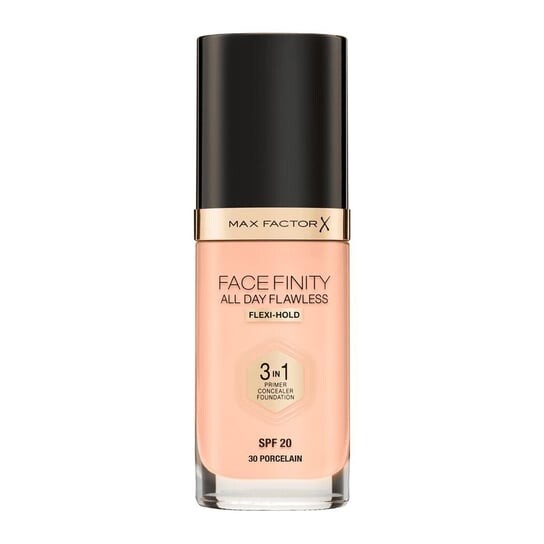 

Тональный крем для лица, 30 фарфоров, Spf 20, 30 мл Max Factor, Facefinity All Day Flawless 3in1 Flexi-Hold