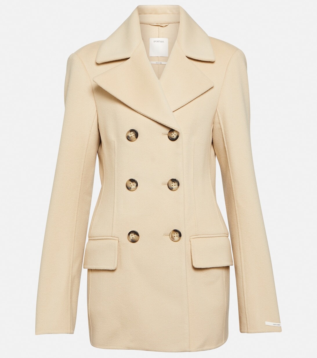 

Яна шерстяное пальто SPORTMAX, бежевый