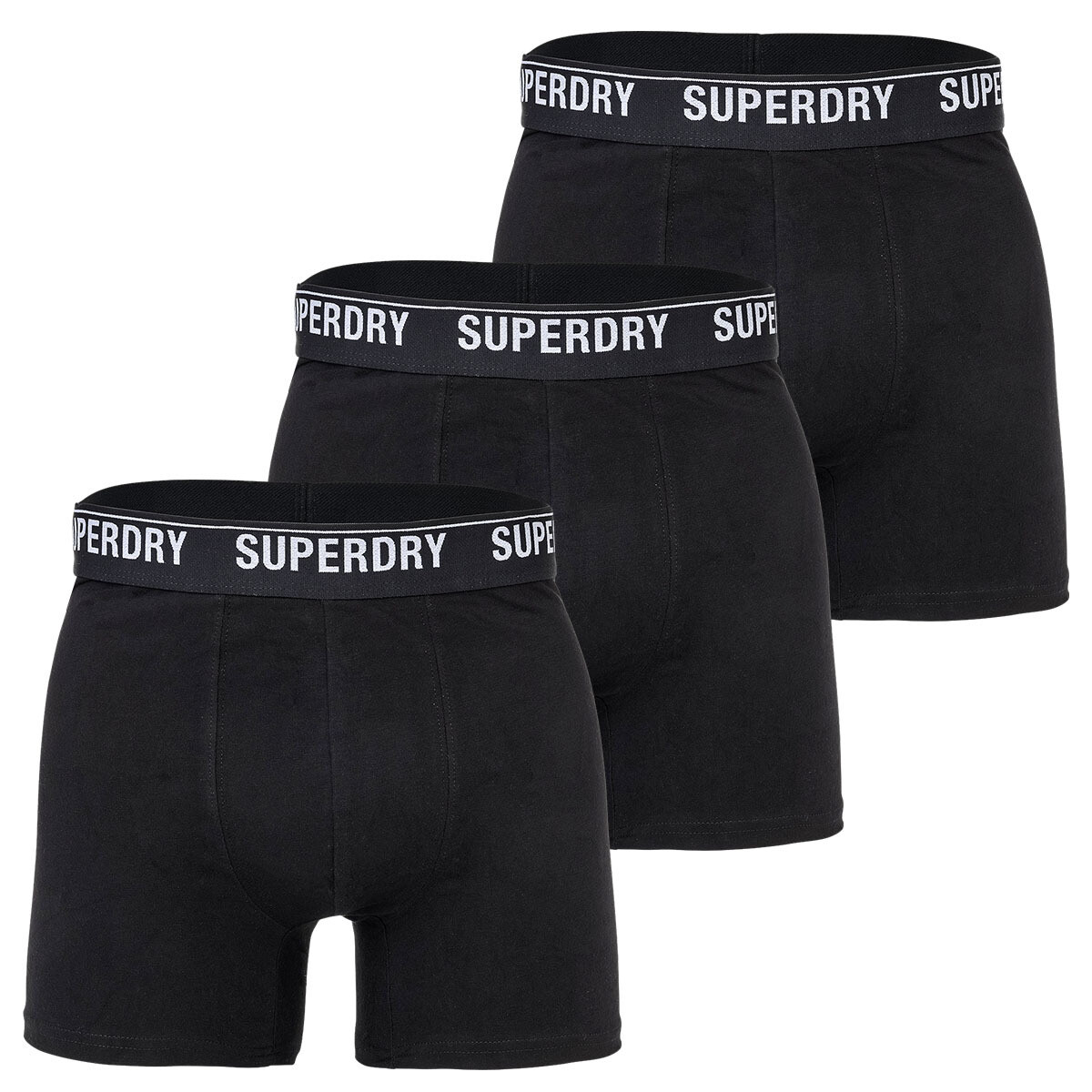 

Боксеры Superdry Boxershort 3 шт, цвет Schwarz/Schwarz-Weiß