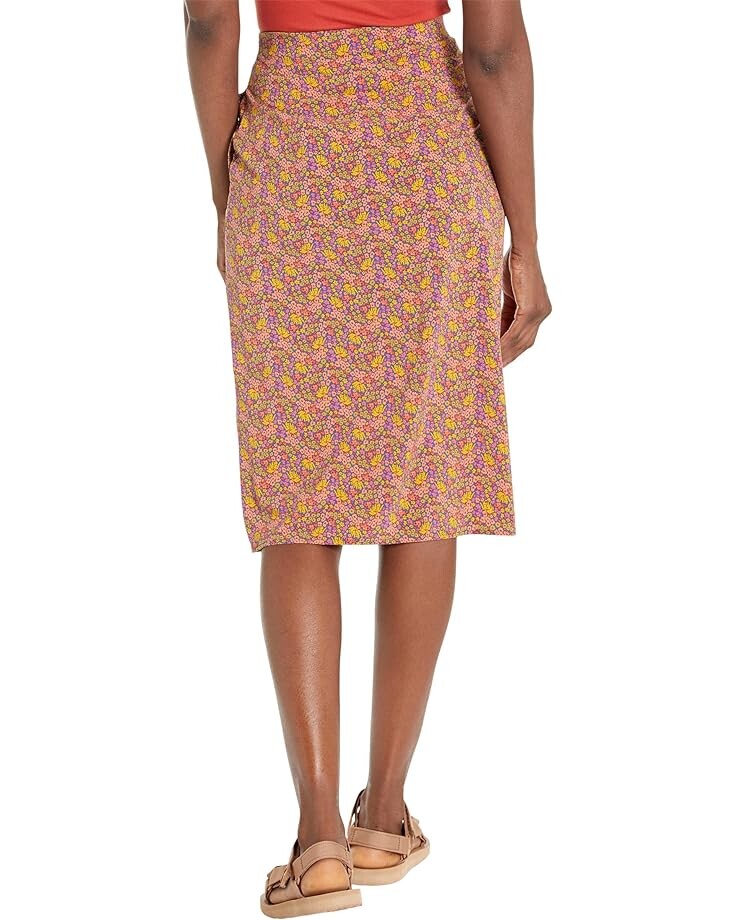 

Юбка Toad&Co Chakalaka Skirt, цвет Sea Blue Clustered Print