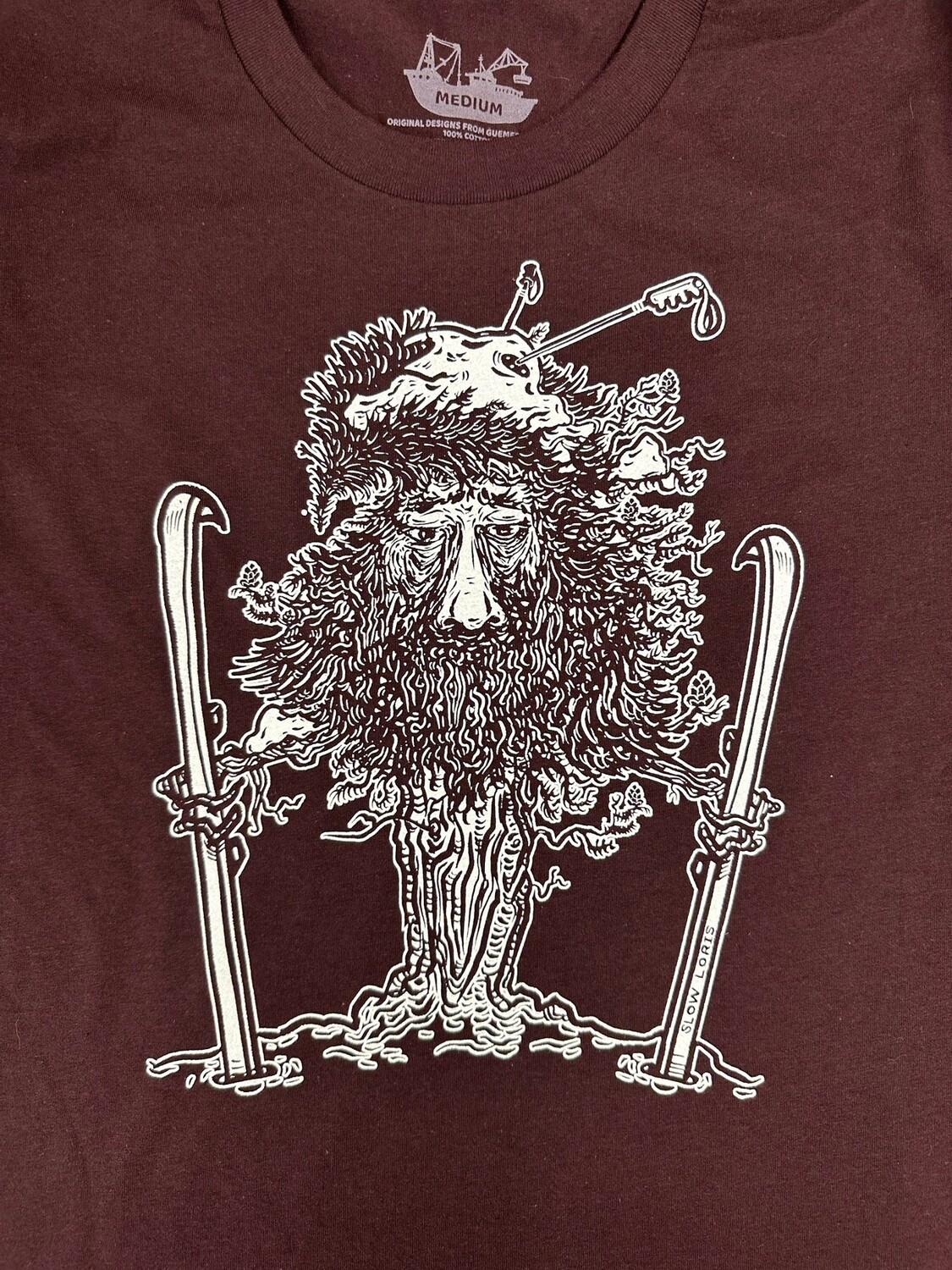 

Футболка Ski Tree Dude Slow Loris, красный