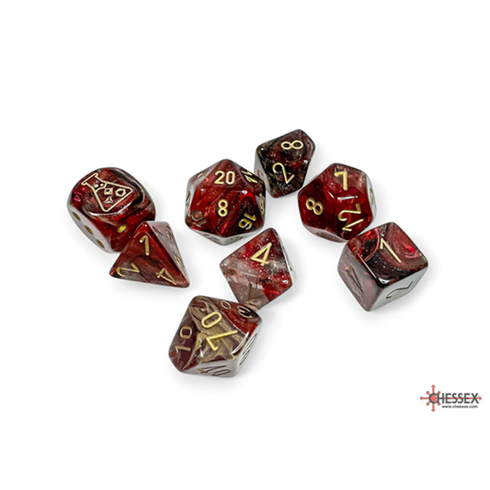 

Аксессуары Chessex Chessex Lab Series 8 Dice Set: Borealis - Cosmos/Gold (8)