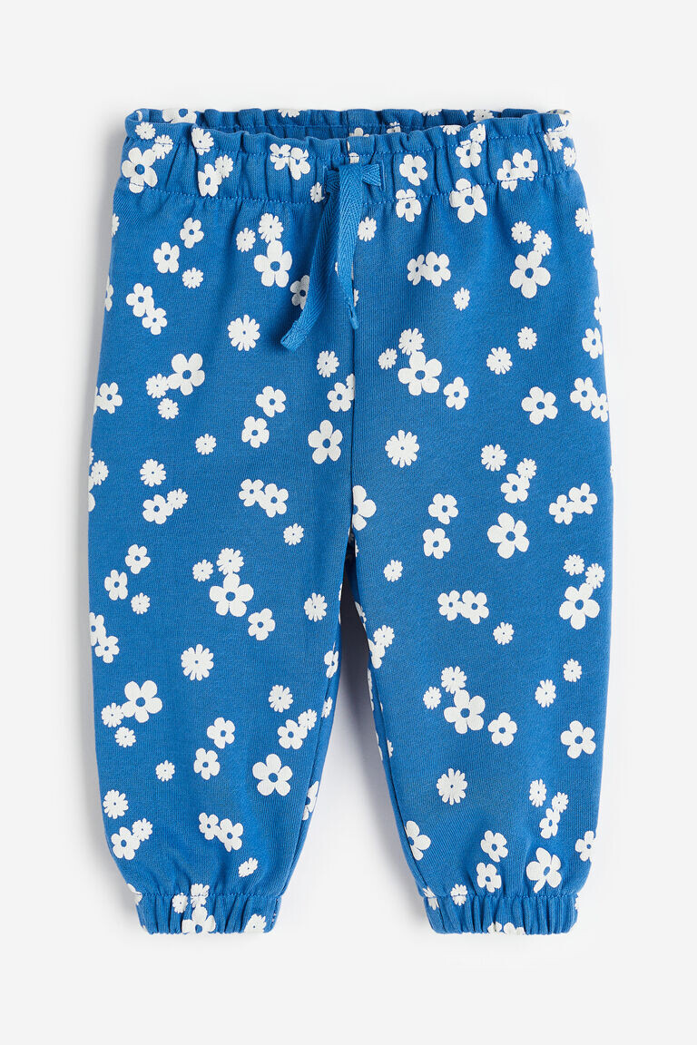 

Хлопковые джоггеры H&M, синий