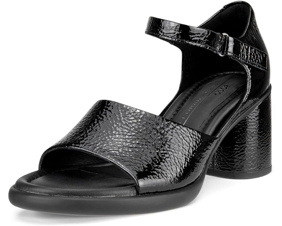 

Туфли ECCO Sculpted 55 Luxe Ankle Strap, цвет Black Crackled Leather