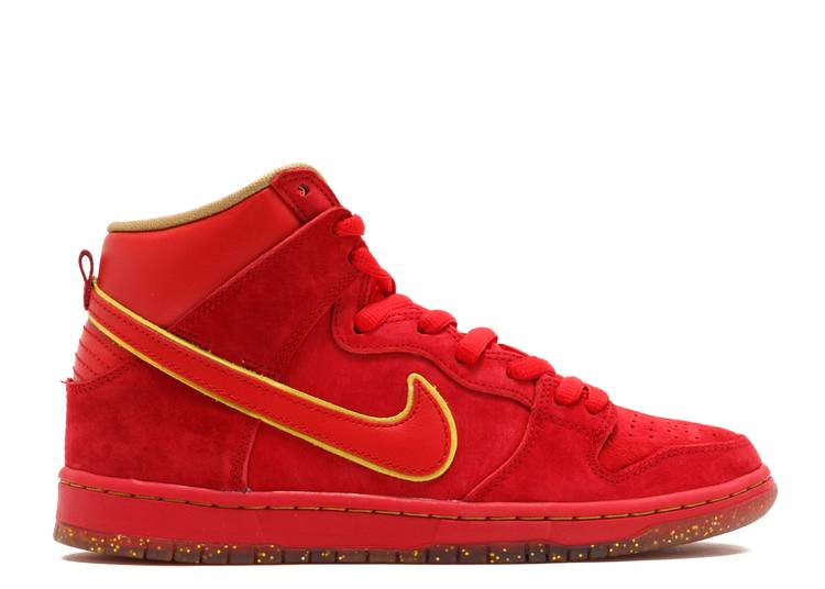 Кроссовки Nike DUNK HI PREMIUM SB 'CNY', красный