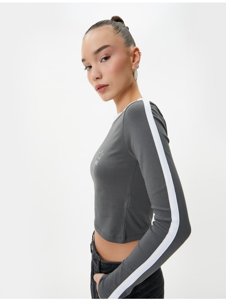 

Футболка KOTON T shirt, антрацит