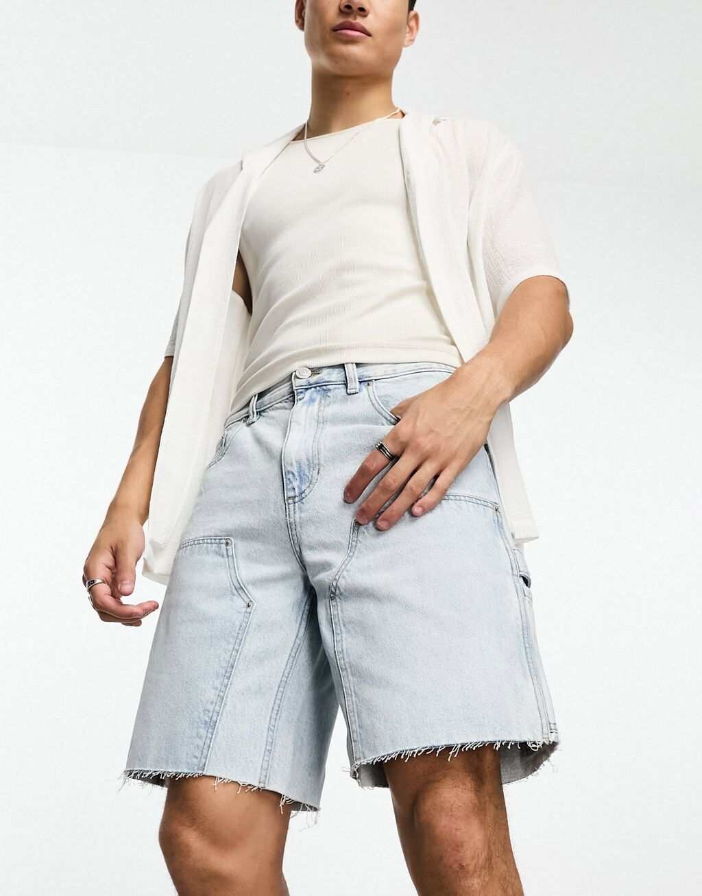 

Светло-синие джинсовые шорты PacSun eli в спецодежде