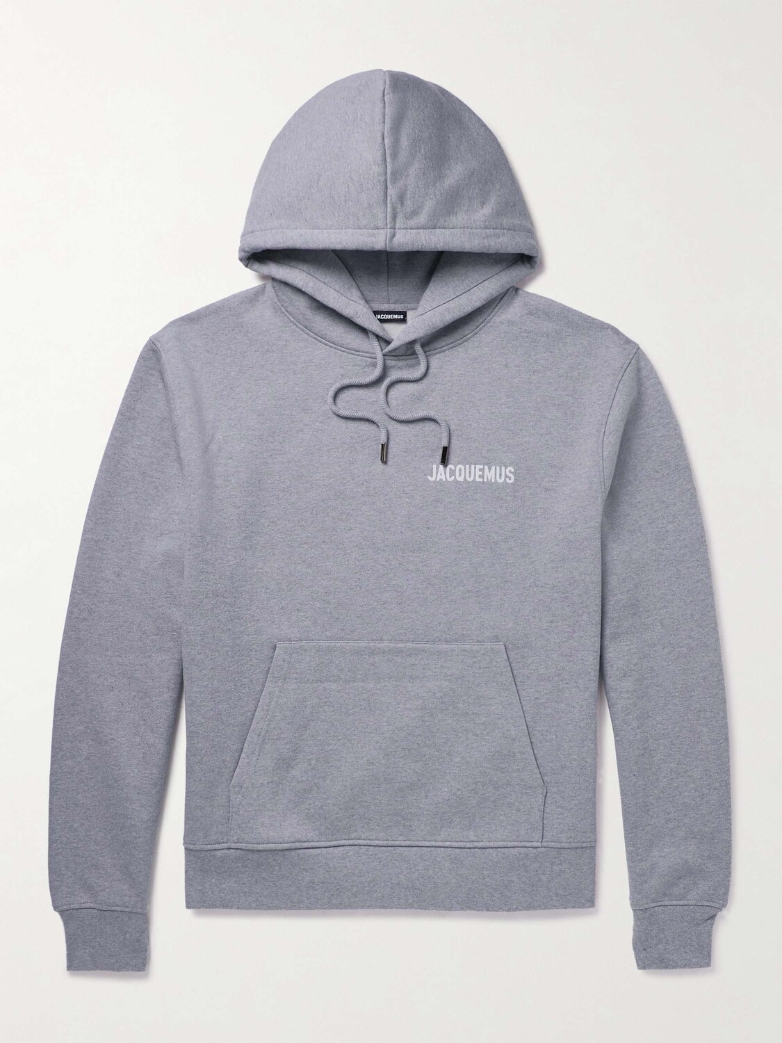

Толстовка из органического хлопкового джерси с логотипом JACQUEMUS, серый
