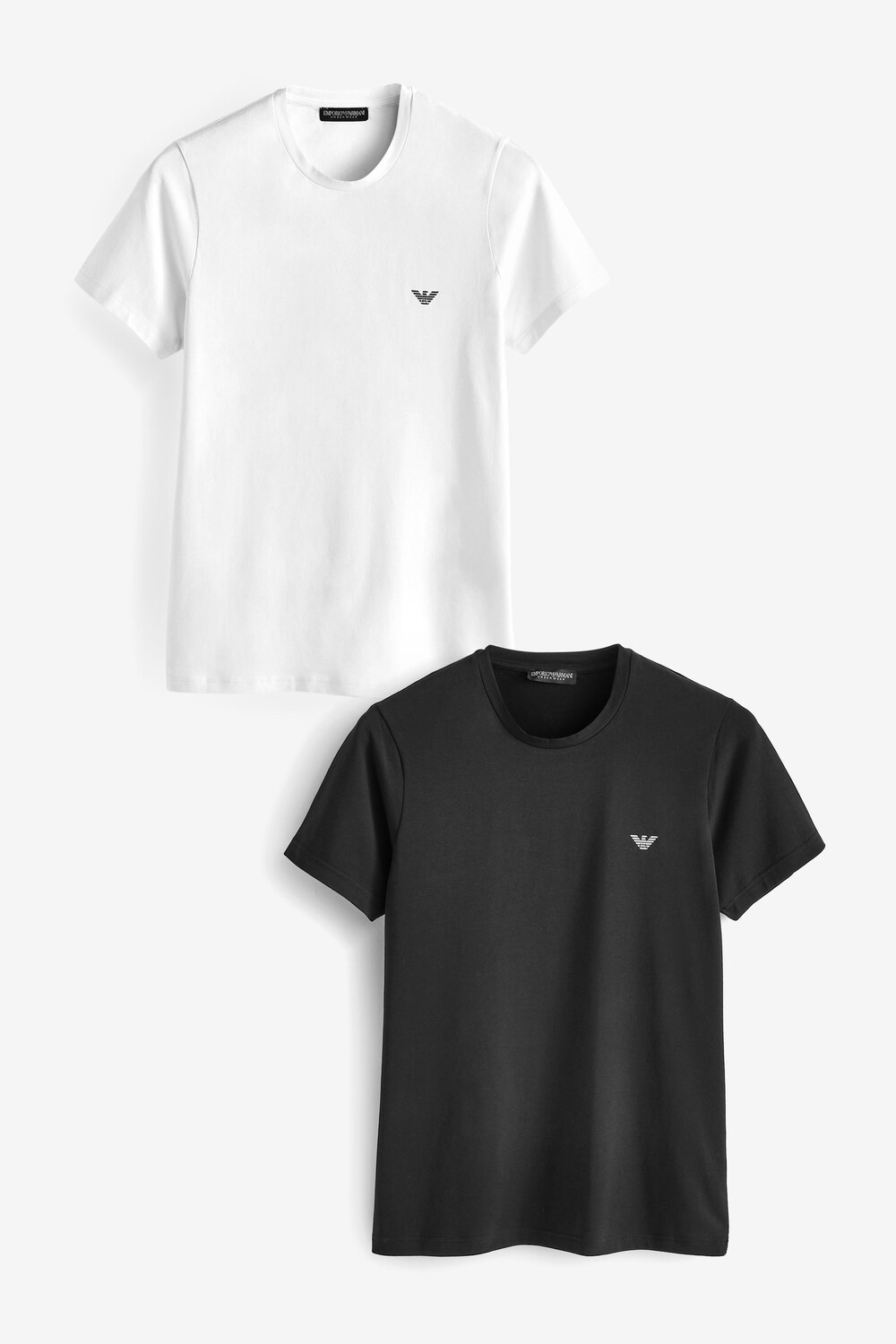 

Комплект из 2 узких рубашек Emporio Armani, черный