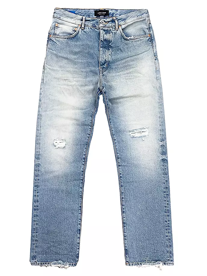 

Джинсы свободного кроя Dirty Vintage Wash Purple Brand, индиго