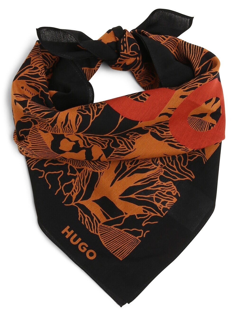 

Платок HUGO Bandana, коньяк