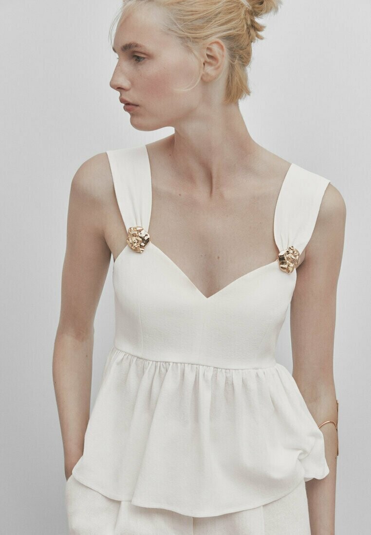 

Топ Massimo Dutti, бежевый