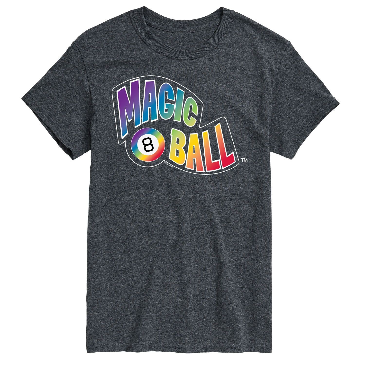 

Футболка Big & Tall Magic 8 Ball с радужным цветком Licensed Character, серый