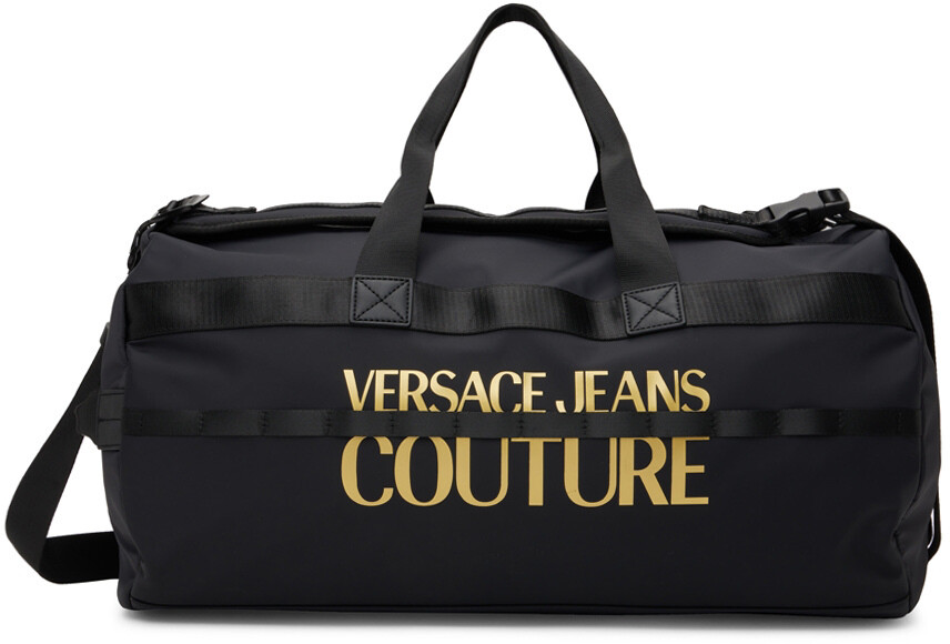 

Черная спортивная сумка от кутюр Versace Jeans Couture