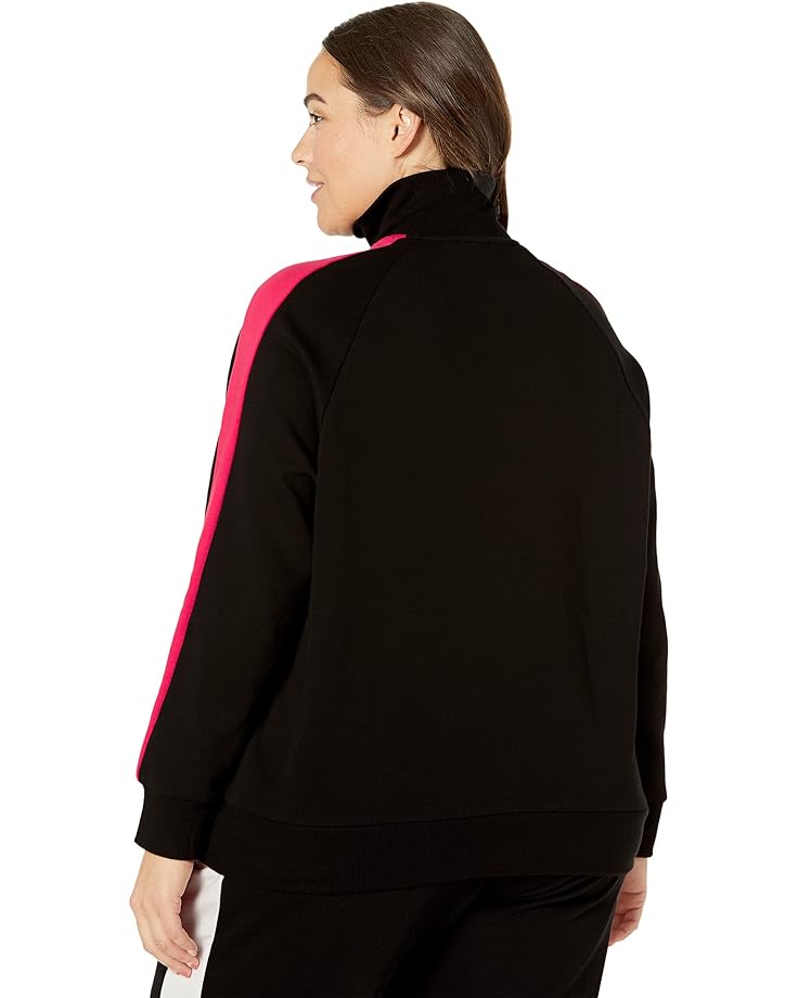 Куртка PUMA Plus Size Iconic T7 Jacket, цвет Cotton Black/Paradise Pink