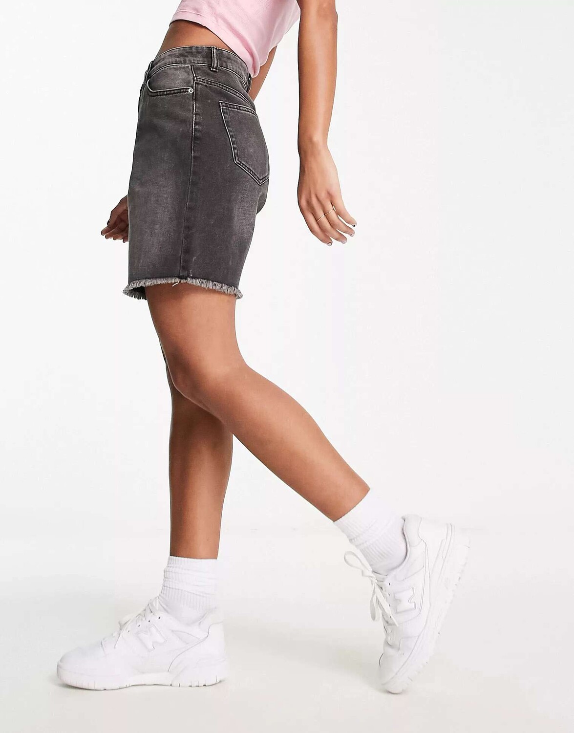

Черные джинсовые шорты Miss Selfridge