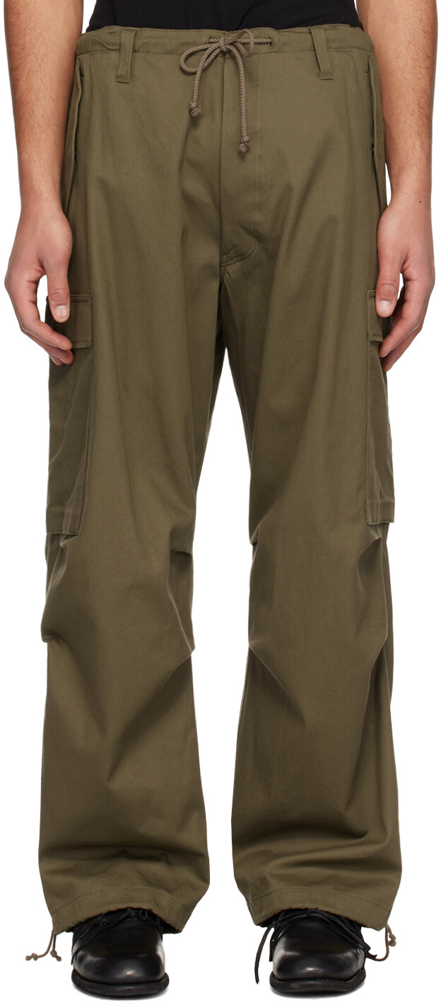 

Брюки-карго цвета хаки на кулиске Y'S For Men, цвет Beige
