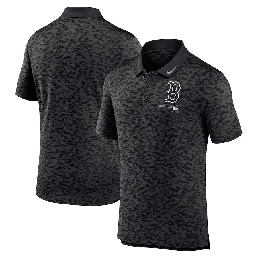 

Поло с коротким рукавом Nike Boston Red Sox, черный