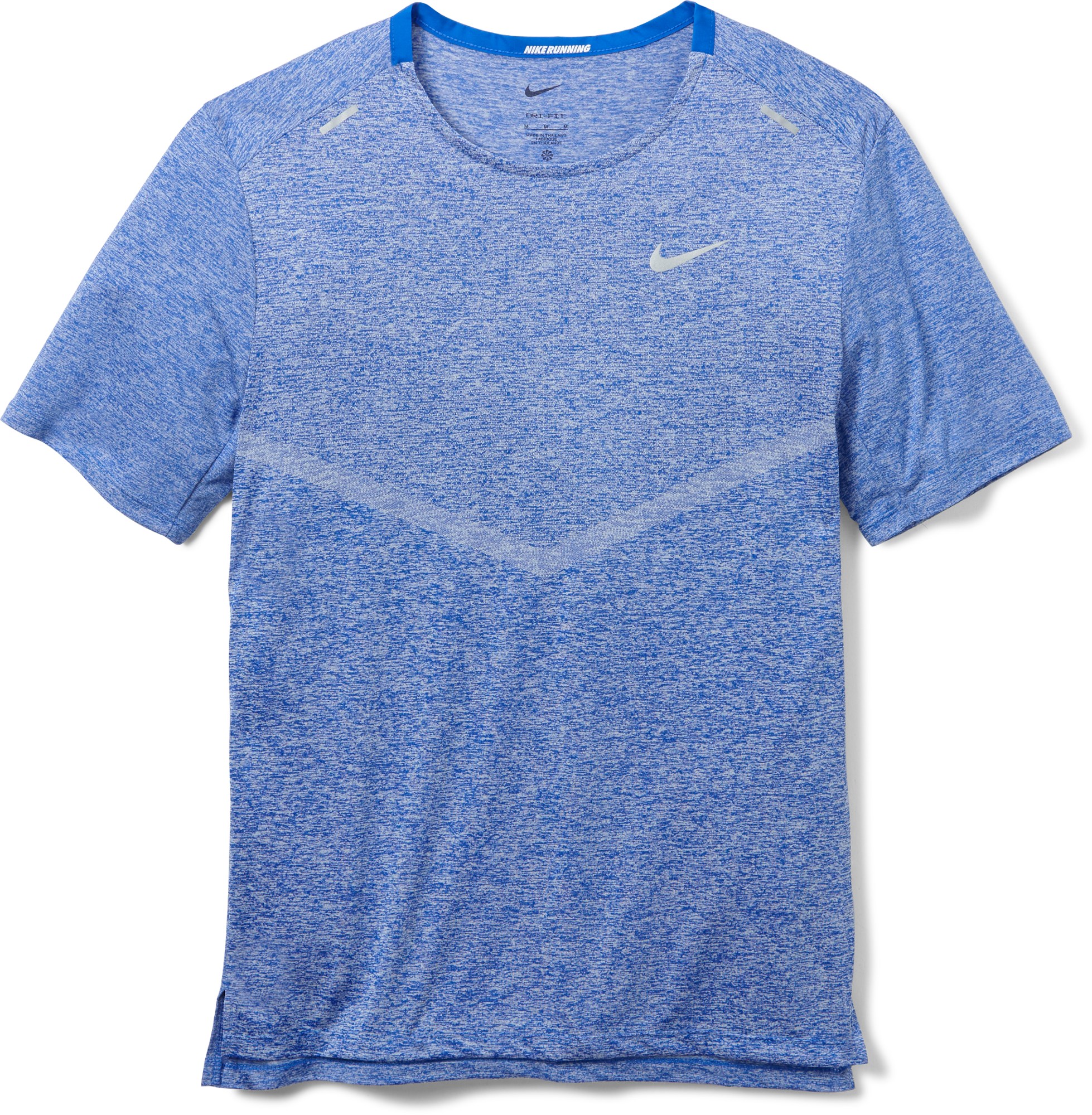 Беговая футболка Dri-FIT Rise 365 — мужская Nike, синий леггинсы nike dri fit one mid rise printed коричневый