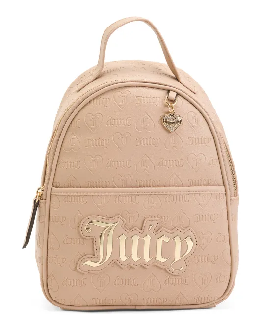 

Средний рюкзак с логотипом Juicy Couture, цвет Cafe