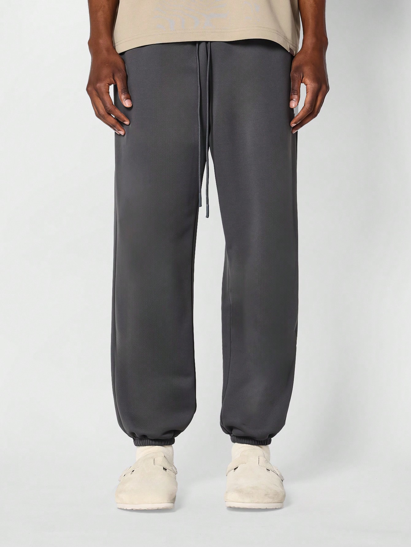 Летние спортивные штаны премиум-класса SUMWON 90s Essential, темно-серый