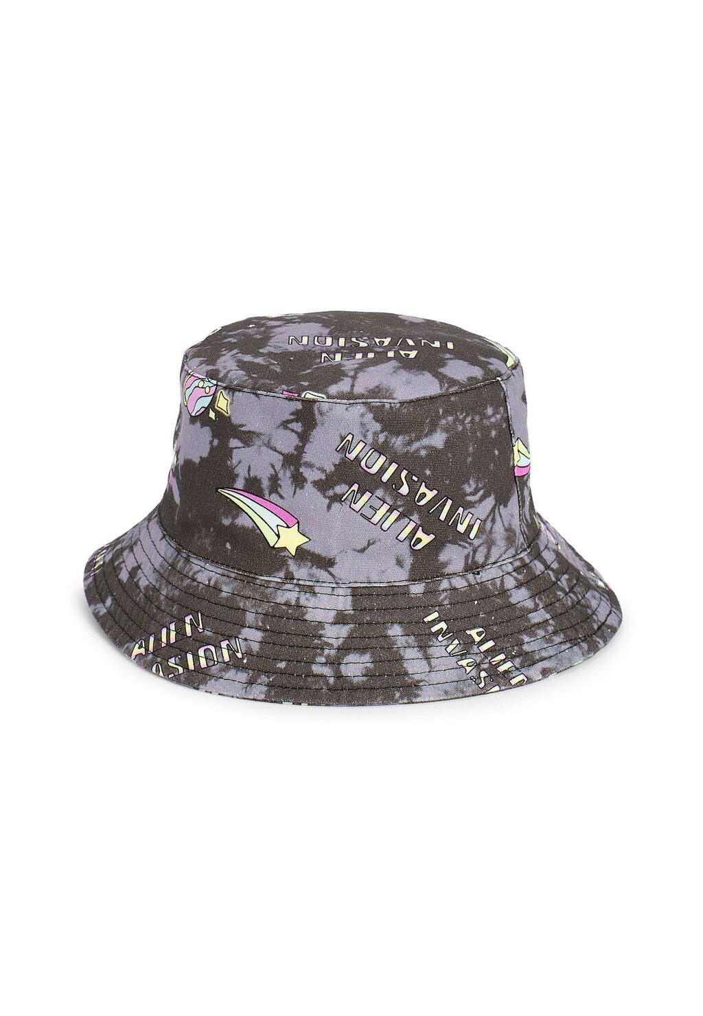 

Панама PRINTED BUCKET HAT Next, цвет black alien