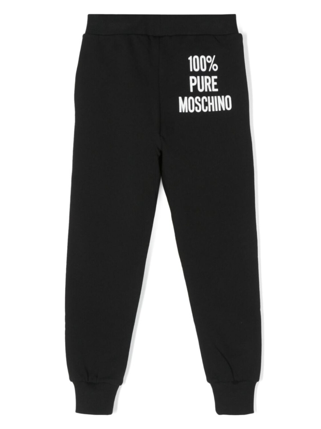 

Moschino Kids спортивные брюки с логотипом, черный