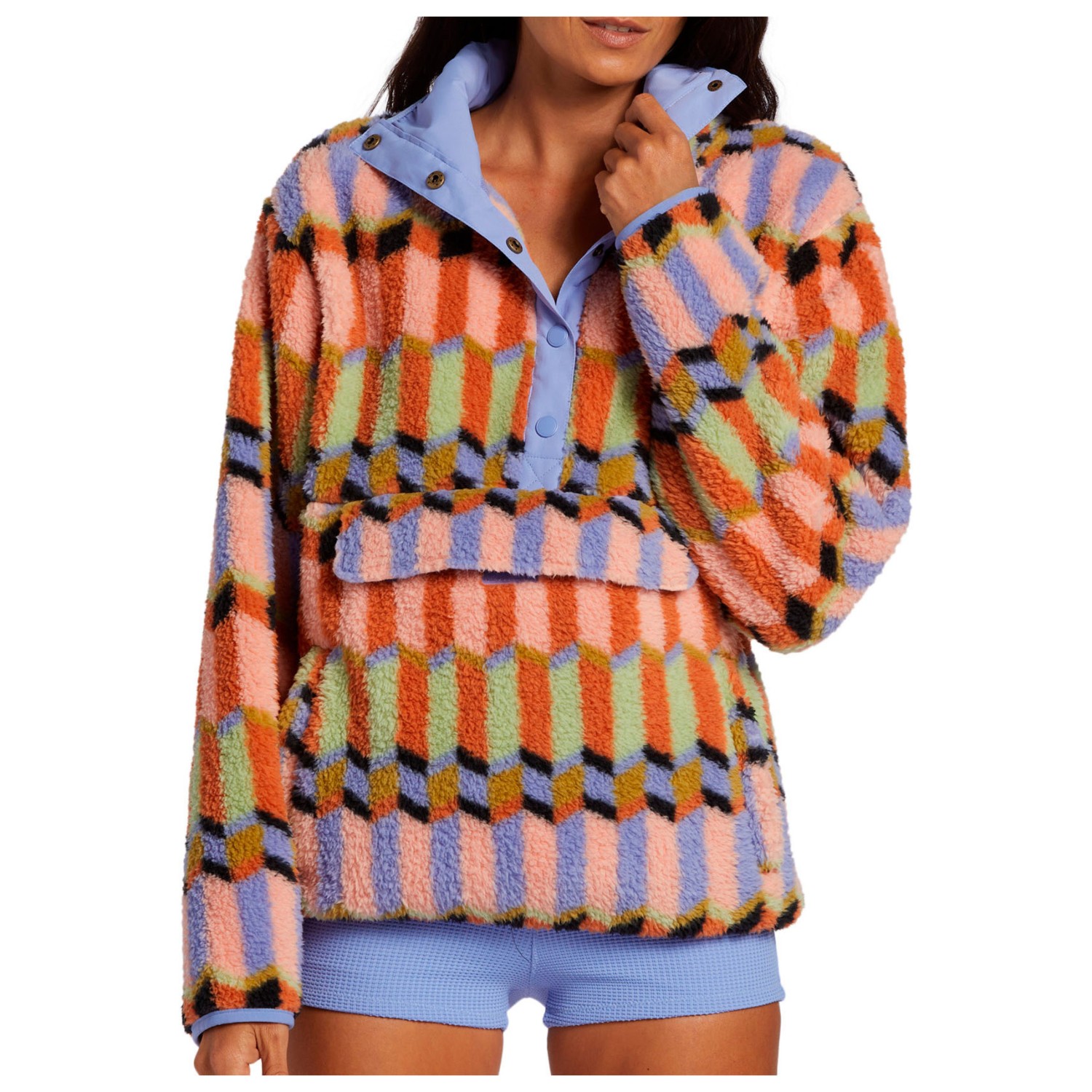 Флисовый свитер Billabong Women's Switchback Pullover, цвет Multi