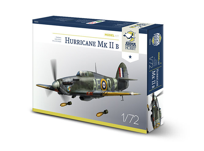 

70043 Hurricane Mk IIb (комплект модели) Arma Hobby
