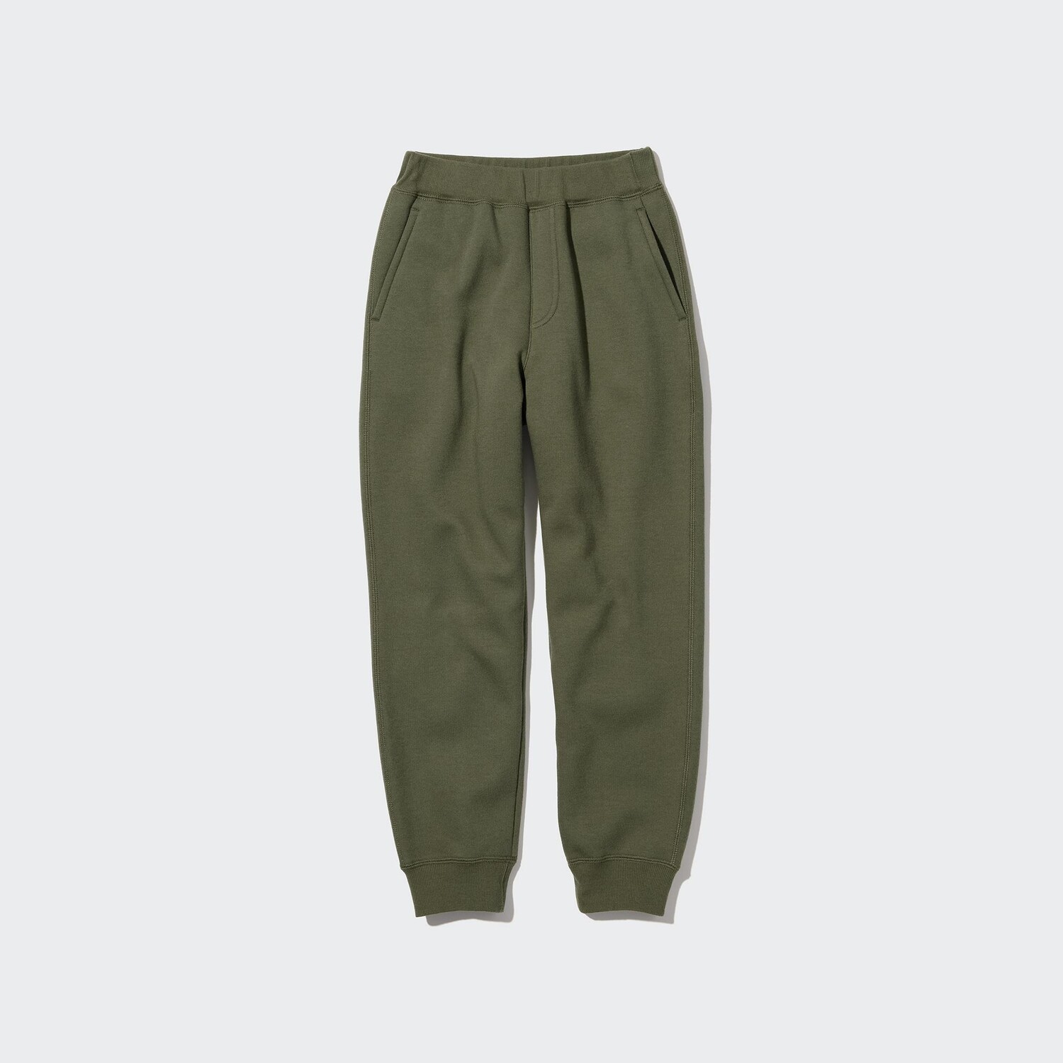 

Брюки Uniqlo детские на плюшовой подкладке, оливковый, Зеленый