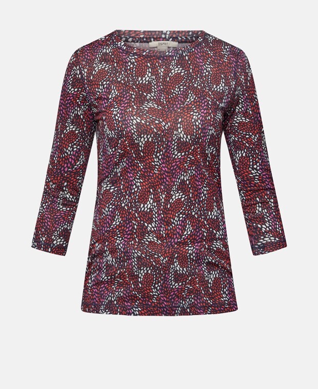 

Топ с длинными рукавами Esprit, темно-синий