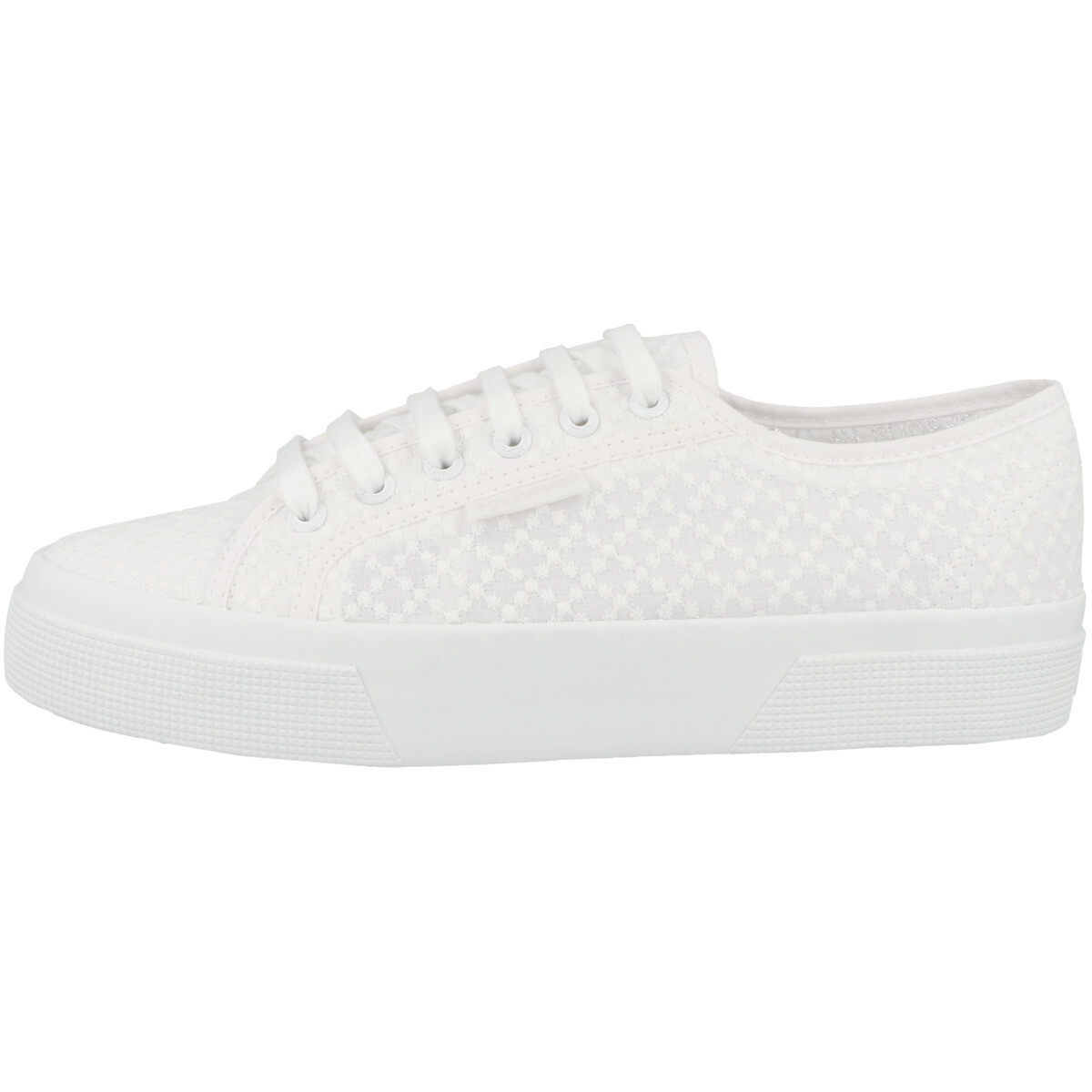 

Кроссовки Superga low 2740 Platform Macrame Rhombus, белый