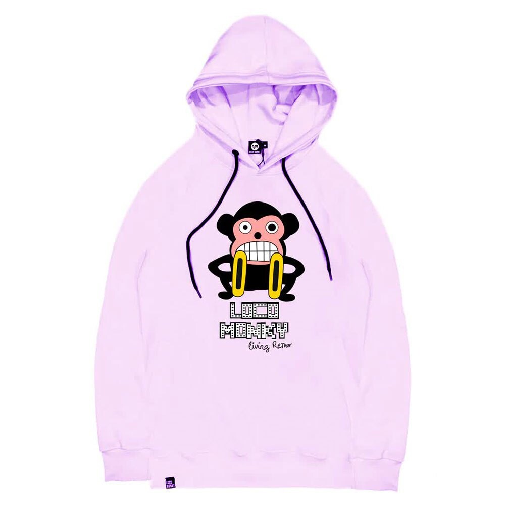 

Худи Num Wear Loco monky living retro, фиолетовый